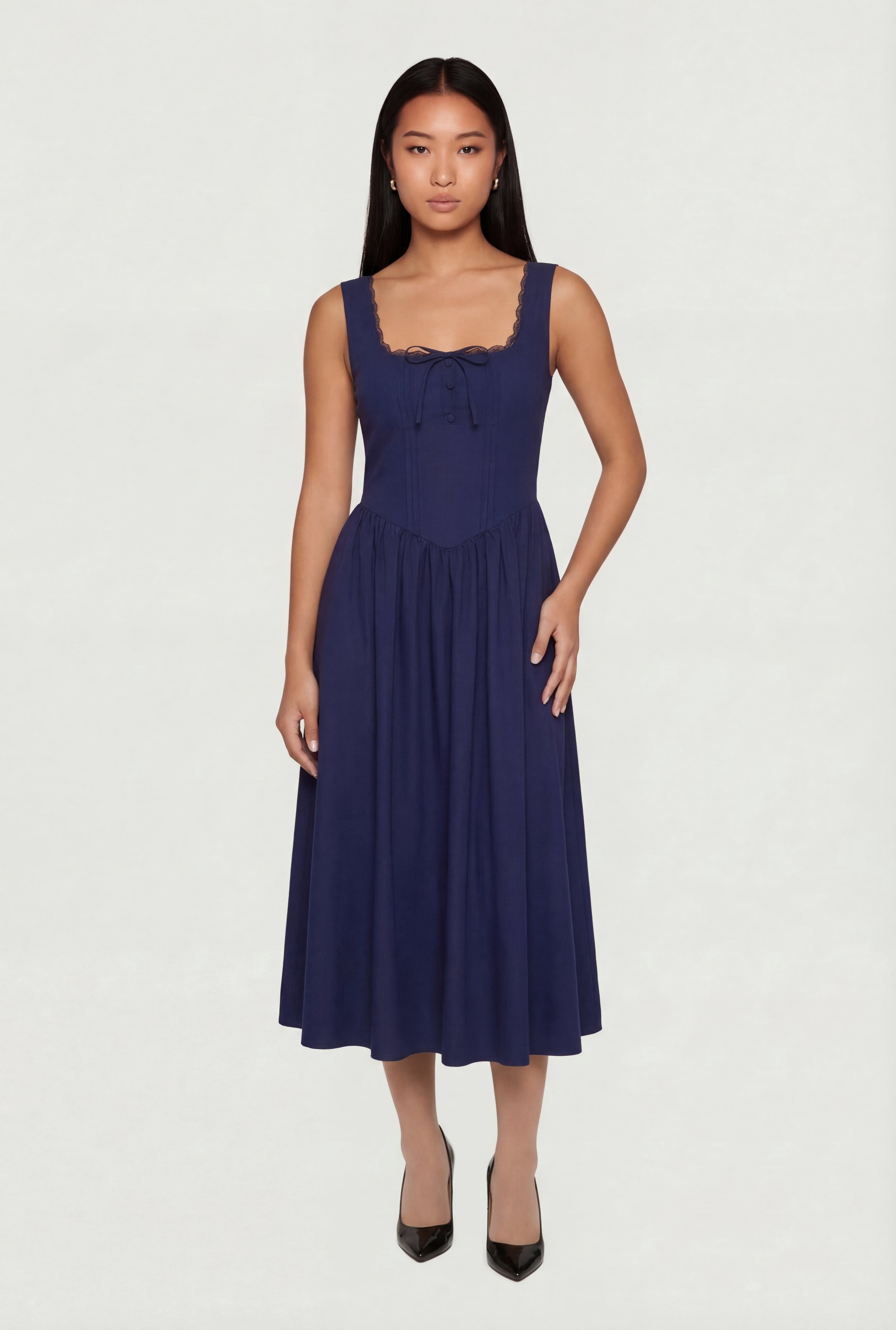 midi skater dress women Black Off The Shoulder Midi Skater Dress