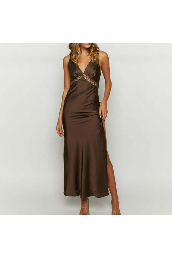 Women's Lace Trimmed Dress Party Dress Prom Dress Long Elegant Prom Dresses for Women Evening Womens Gown And Maternity Dress High Neck Ruffle Dress Formal Floral Gown Long Dress for Bridesmaid Beaded