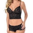 thumbnail image 1 of Women's Lace Underwear Lingerie Bra + Panty Set, 1 of 2