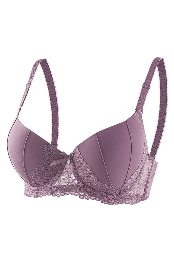 Women's Lace Underwire Bra Sexy Demi Balconette Comfortable Support Everyday Wear T-Shirt Friendly Sheer Mesh Design