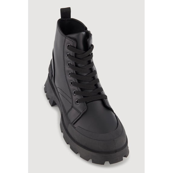 Women's Lace Up Chunky Platform Combat Boots