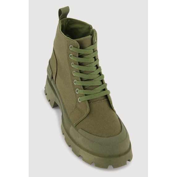 Women's Lace Up Chunky Platform Combat Boots