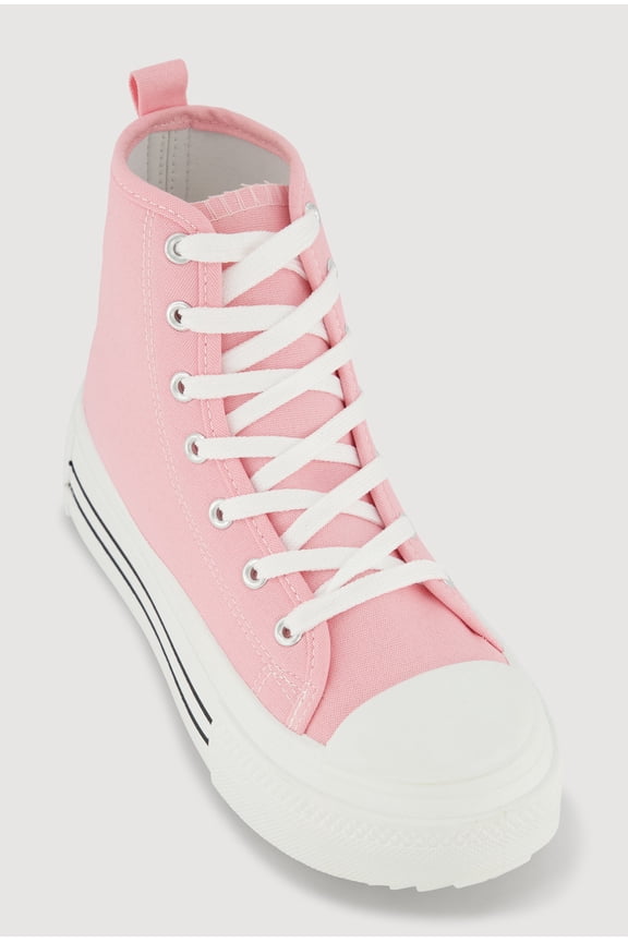 Women's Lace Up High Top Platform Sneakers