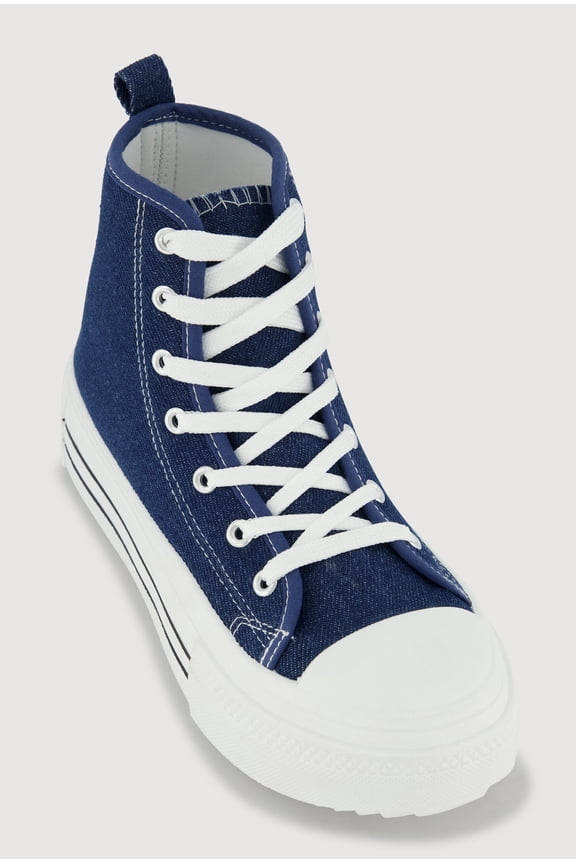 Women's Lace Up High Top Platform Sneakers