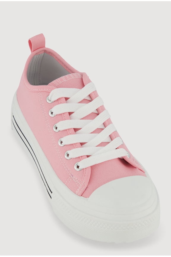 Women's Lace Up Low Top Platform Sneakers