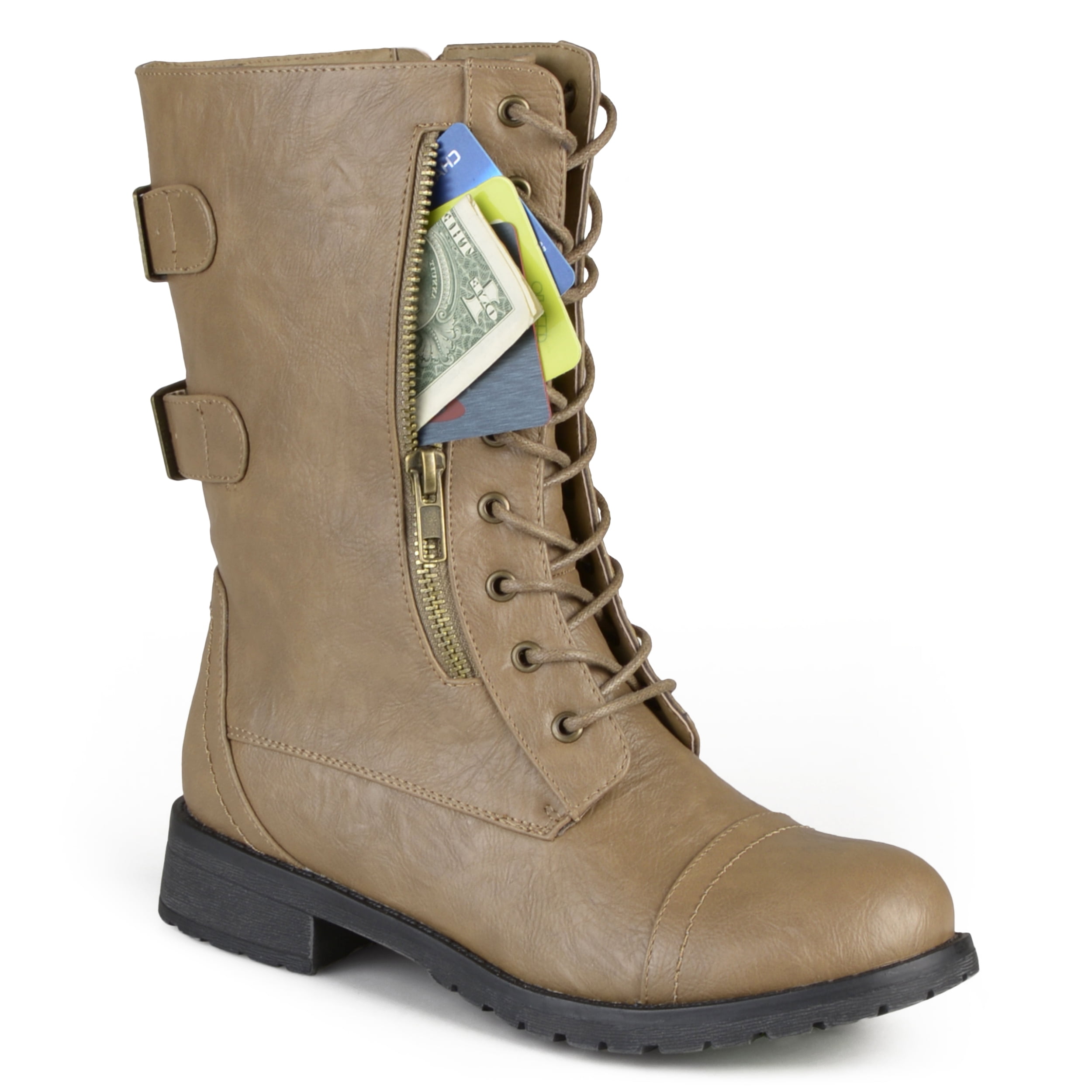 Zip and lace up boots cheap