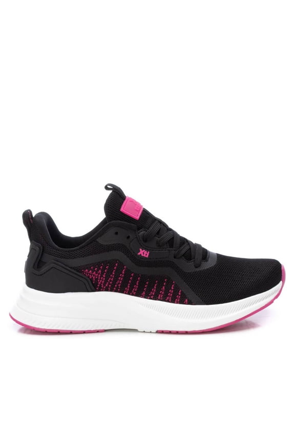 Women's Lace-Up Sneakers By XTI_140287_Black