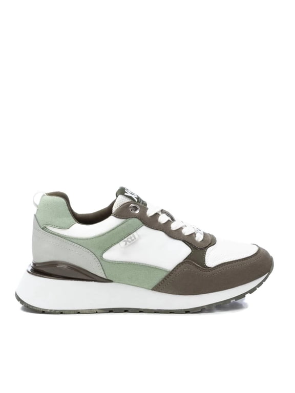 Women's Lace-Up Sneakers By XTI_140727_Open Green