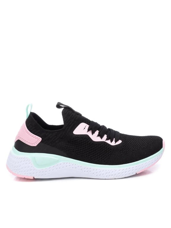 Women's Lace-Up Sneakers By XTI_140774_Black