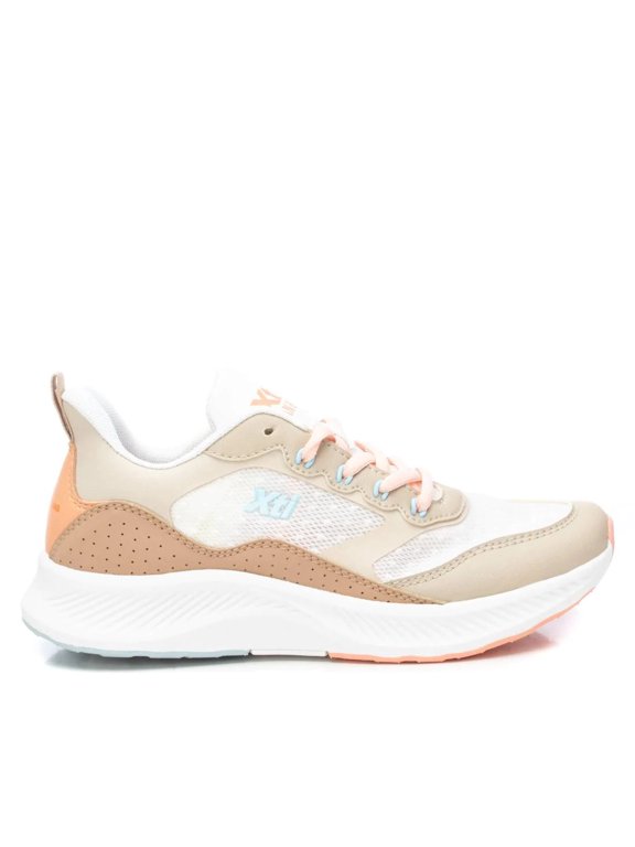 Women's Lace-Up Sneakers By XTI_140794_Beige
