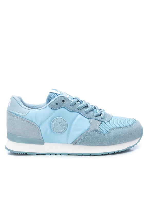 Women's Lace-Up Sneakers By XTI_141025_Light/Pastel Blue