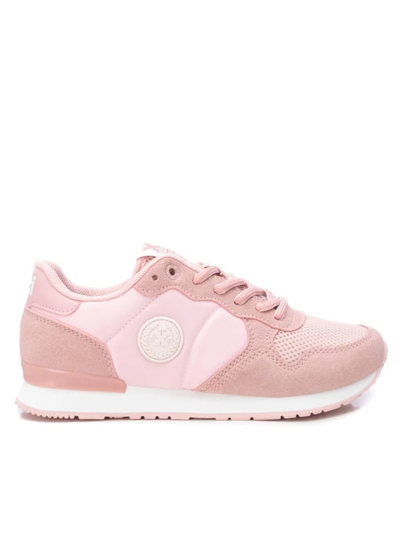 Women's Lace-Up Sneakers By XTI_141025_Light/Pastel Pink