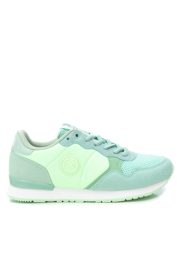 Women's Lace-Up Sneakers By XTI_141025_Turquoise/Aqua