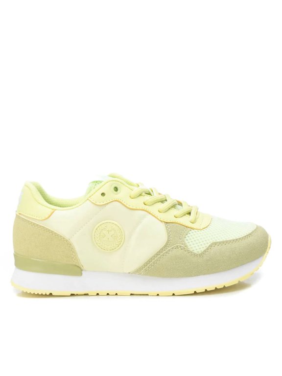 Women's Lace-Up Sneakers By XTI_141025_Yellow