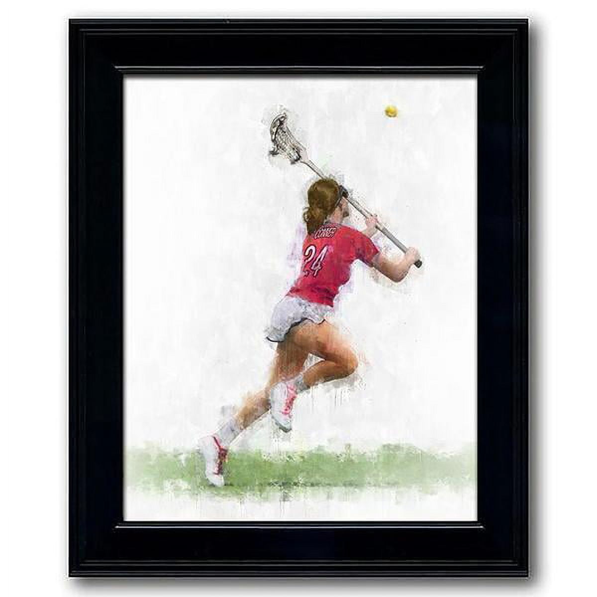 Women's Lacrosse Personalized Print