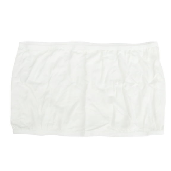 MERRYHAPY Women's White Seamless Strapless Tube Top Undergarment Comfortable Lightweight Stretchy Fit