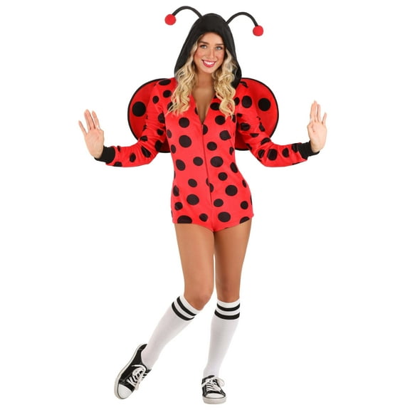 Women's Ladybug Costume Romper