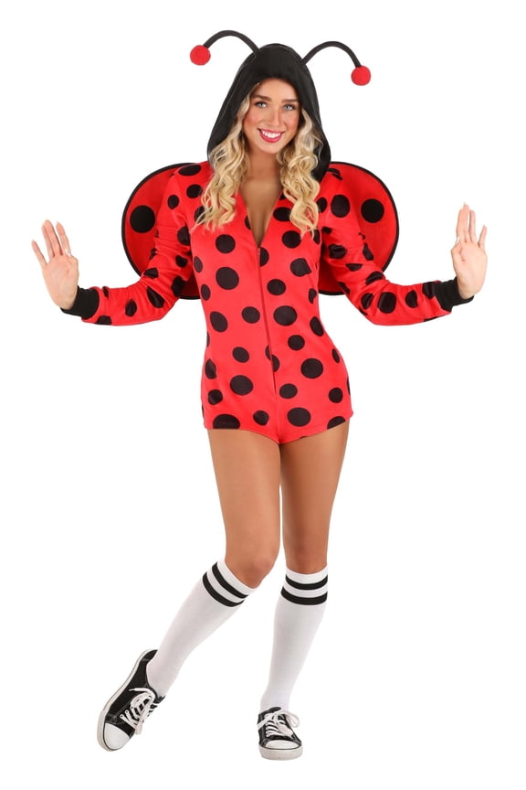 Women's Ladybug Costume Romper
