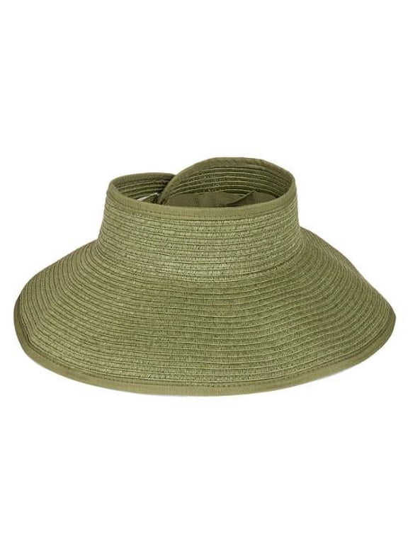Women's Large Brim Visor O/S Olive
