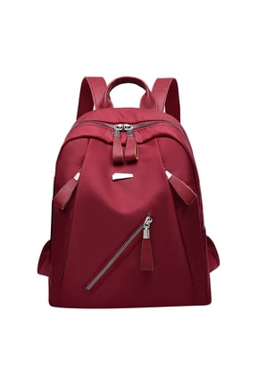 Women's Large Capacity Backpack Oxford Waterproof Cloth Nylon Rucksack Shoulder Bag with Adjustable Strap