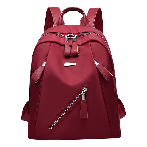 Women's Large Capacity Backpack Oxford Waterproof Cloth Nylon Rucksack Shoulder Bag with Adjustable Strap