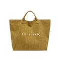 thumbnail image 1 of Women's Large Capacity Tote Bag, Durable Letter Print Casual Bag for Work, Commuting, Shopping and Daily Use, 1 of 8