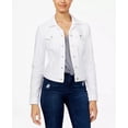 thumbnail image 1 of Women's Large Collared Denim Jean Jacket L, 1 of 2