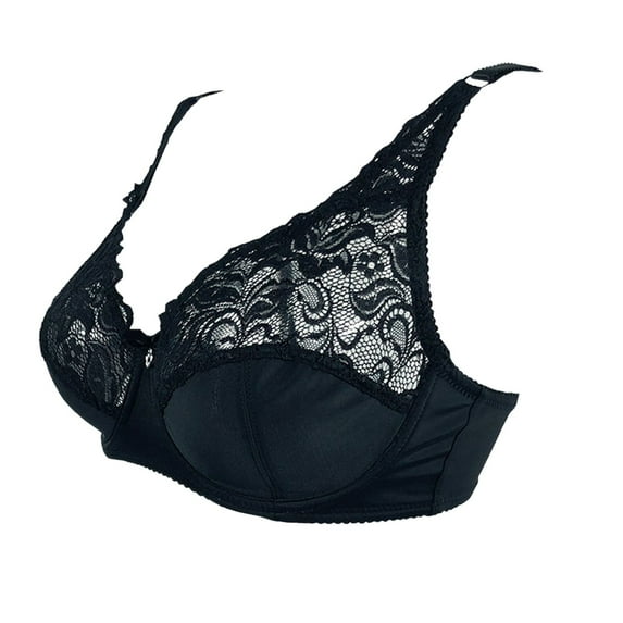 Women's Large Cup Lace Underwire Bra - Ultra Thin Seamless Big Support - S-XXXL, All Seasons