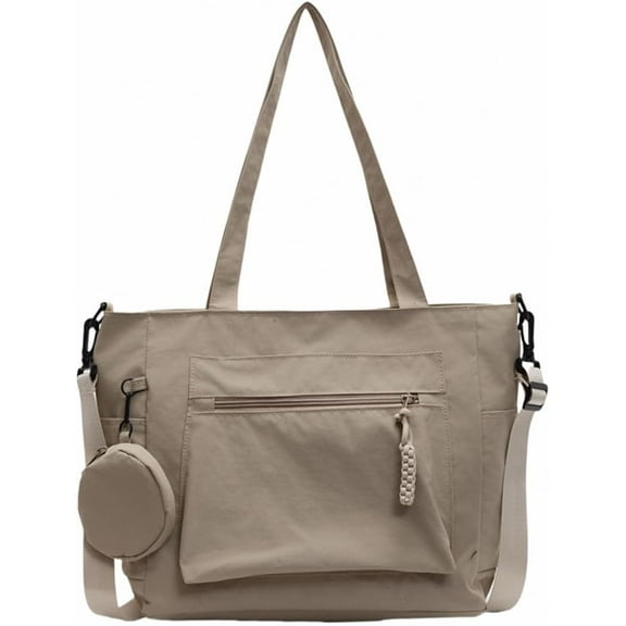Women's Large Hobo Crossbody Bag Canvas Tote Top Handle Purse Handbag Tote for Work Travelling