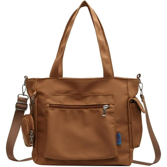 Women's Large Hobo Crossbody Bag Canvas Tote Top Handle Purse Handbag Tote for Work Travelling