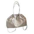 thumbnail image 1 of Women's Large Nylon Drawstring Tote Bag - Water-Resistant Shoulder Bag for Work, Travel & Daily Use (1pc,Size/Colour as Pictured), 1 of 6