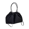 thumbnail image 1 of Women's Large Nylon Drawstring Tote Bag - Water-Resistant Shoulder Bag for Work, Travel & Daily Use (1pc,Size/Colour as Pictured), 1 of 5