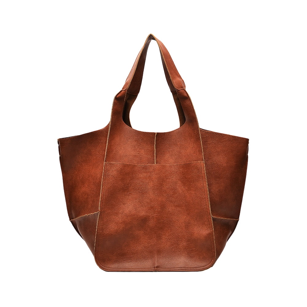 Large leather satchel purse discount