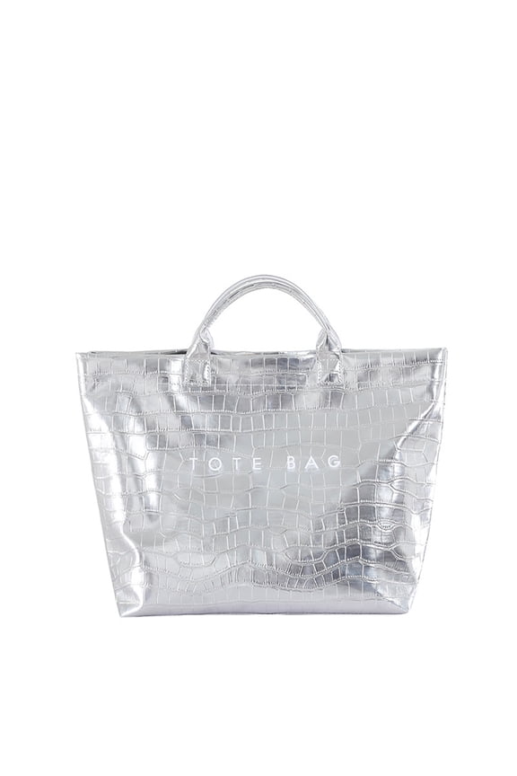 Women's Large PVC Tote Bag Floral Cutout Clear Handbag Waterproof Shopping Bag Casual Fashion Versatile Shoulder Bag for Work Beach Letters Print Paper Hobo Bag Large Capacity Jelly Bag