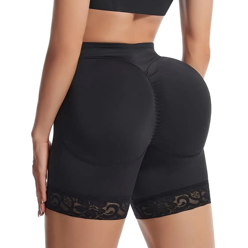 Women's Large Pads Butt Lifting Panties Butt Padded Enhancer Body Shaper Seamless Faja Underwear Shorts Fake Ass Shapewear