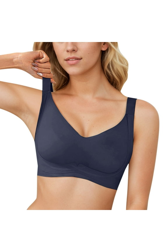 Women's Large Size Comfortable Breathable Collection Smooth Bra, Nylon & Spandex, Seamless, for All Seasons, Hand/Machine Wash, Multiple Sizes