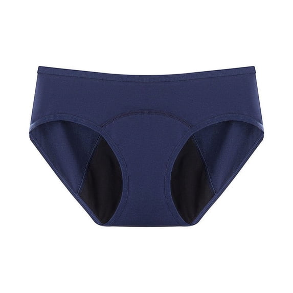 Women's Large Size Four Layer Physiological Underwear With High Absorption Capacity, Breathable And Leak Proof Medium And Low Waisted Cotton Underwear