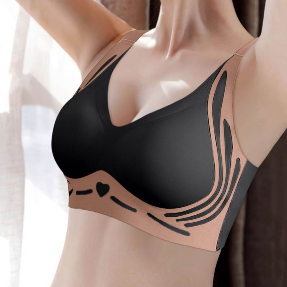 Women's Large Sized Seamless Underwear Set Fixed Cup Vest Style Sports Bra Sports Bras for Women Workout Womens Bras No Underwire No Padding Athletic Sports Bras Large Bra Womens Bras Pack Sports Bras