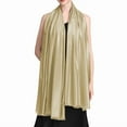 thumbnail image 1 of Women's Large Sparkling Glitter Metallic Soft Pashmina Shawl Party Wrap Scarf Gold, 1 of 3