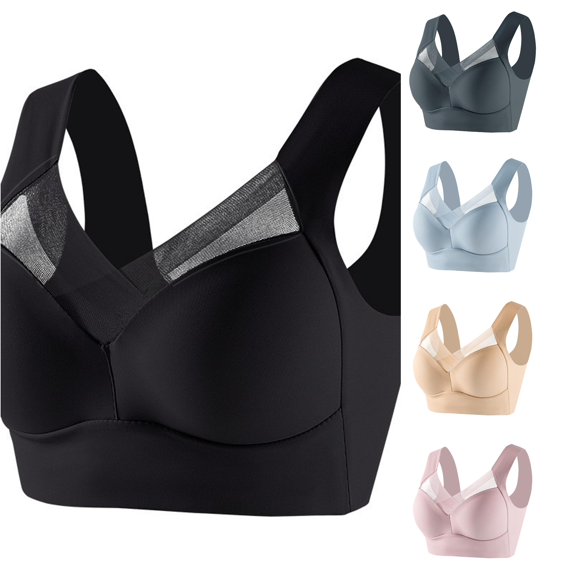 Women's Large Strapless Lace Tank Top Underwear Thin Side Fold Side Gather Adjustable Bra Bra Compression Sports Bras for Womens Workout Sports Bras Wire Bras for Women Maternity Bra