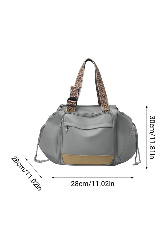 Women’s Large Travel Tote Bag Multifunctional Crossbody Shoulder Organizer, 3-in-1 Convertible Handbag with 15 Pockets, Water-Resistant Polyester, Fits Laptop, Lightweight for Work & Vacation