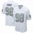 thumbnail image 1 of Women's Las Vegas Crosby 98 White Alternate Stitched T-Shirts Sports Player Game Top, Large, 1 of 1