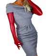 thumbnail image 1 of Women's Latex 27.6 Inch Slim Fit Full Finger Party Gloves, 1 of 6