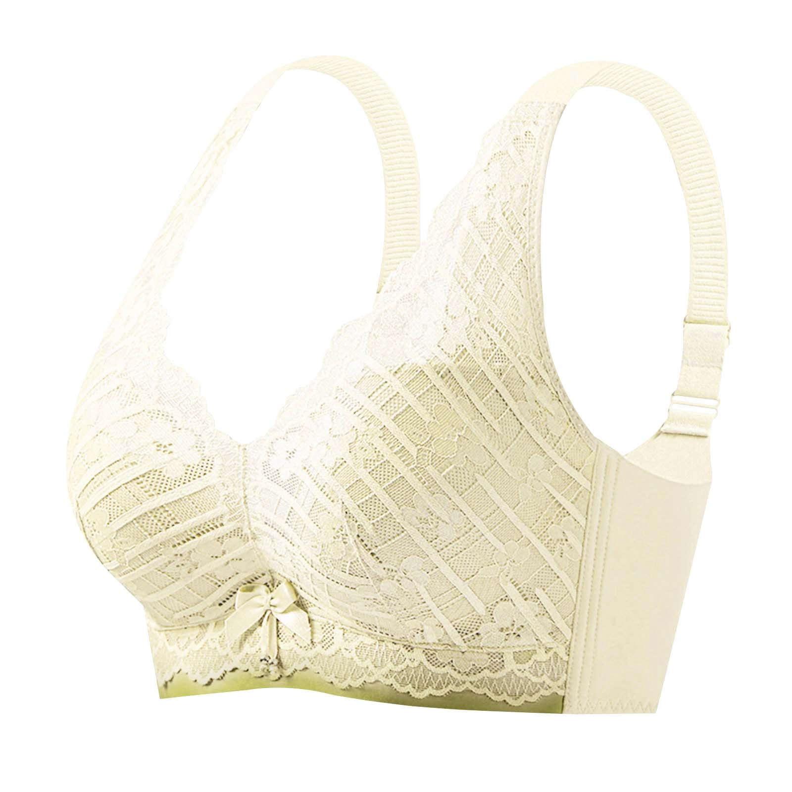 Women's Latex Inner Cup Push Up Wireless Adjustable Bra Seamless