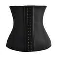 thumbnail image 1 of Women's Latex Rubber Waist Trainer Corset Body Shaper! - Black XLarge, 1 of 4