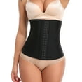 thumbnail image 1 of Women's Latex Sport Girdle Waist Training Corset Shapewear Firm Abdomen Control Wedding Body Shaper Black Plus Size, 1 of 6