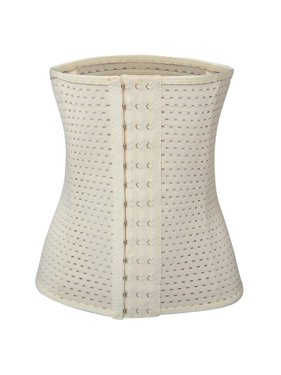 Women's Latex Waist Trainer Long Torso Corsets Sport Girdle For Protect Waist Weight Loss