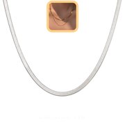 Women s Layered Stackable Choker Necklace, 14K Gold Plated Herringbone Snake Cuban Rope Chain, Waterproof Dainty Layering Fashion Jewelry