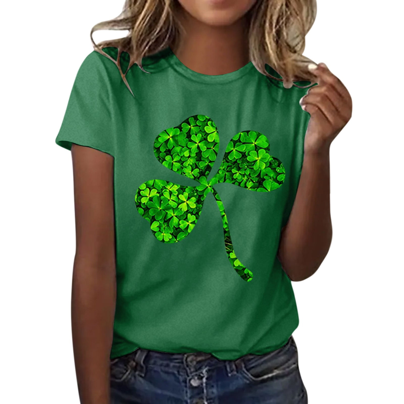 Women's Women's Layering Tees Casual St. Patrick's Long Women T Shirt ...