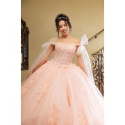 Womens Layla K Plus Size Ball Gown Blush Pink | Formal Quinceanera Dress LK280 18